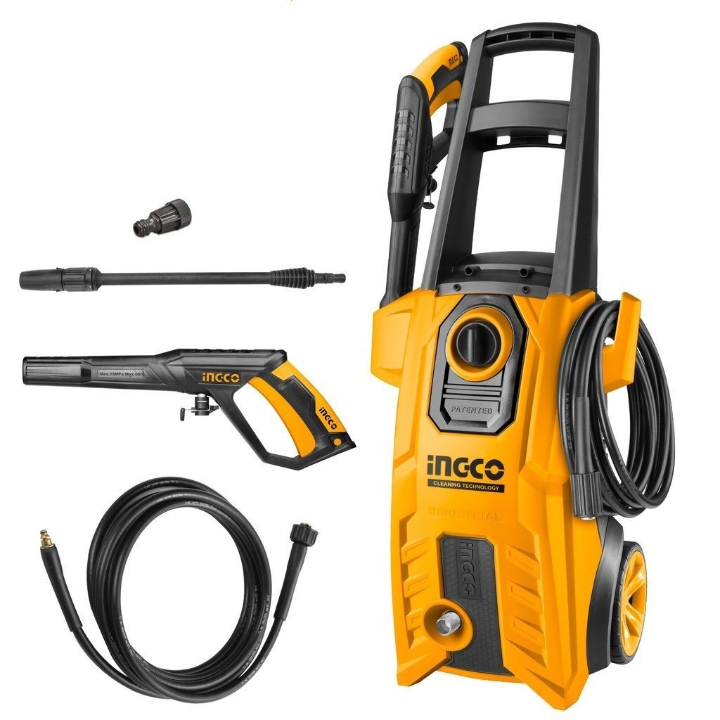 INGCO 2000w Pressure Washer 150bar(2200psi) (Induction motor) HPWR20008