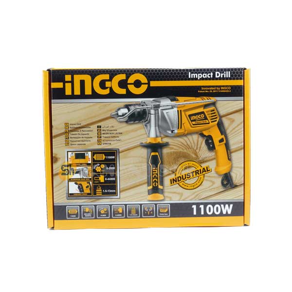 INGCO 1100w Impact Drill 13mm ID11008