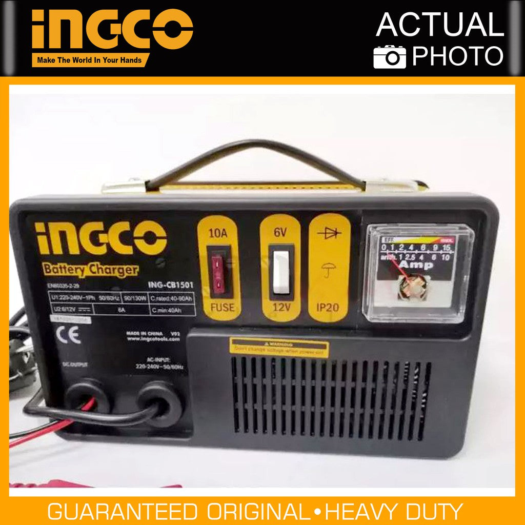 INGCO Battery Charger 6/12V ING-CB1501