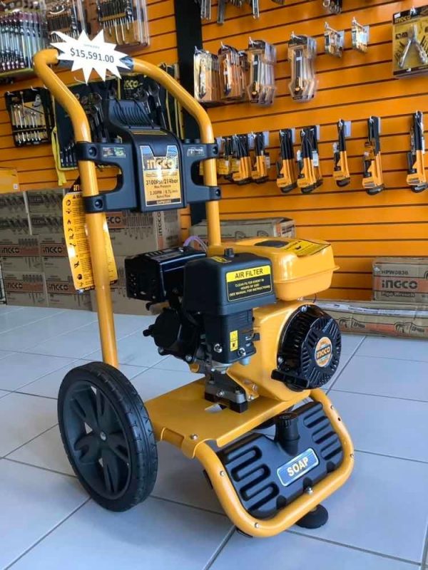 INGCO Petrol Pressure Washer 6hp 214bar(3100psi) GHPW2003