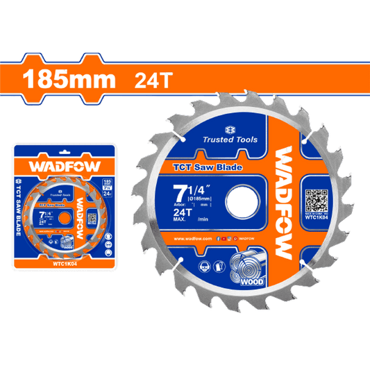 WADFOW 7.25" TCT Saw Blade WTC1K04