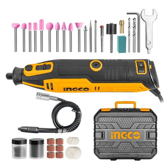 INGCO 130w Mini Grinder/Drill with 52pcs accessories MG13328