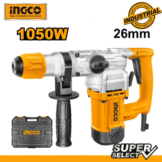 INGCO Rotary Hammer 1050w 26mm RH10506