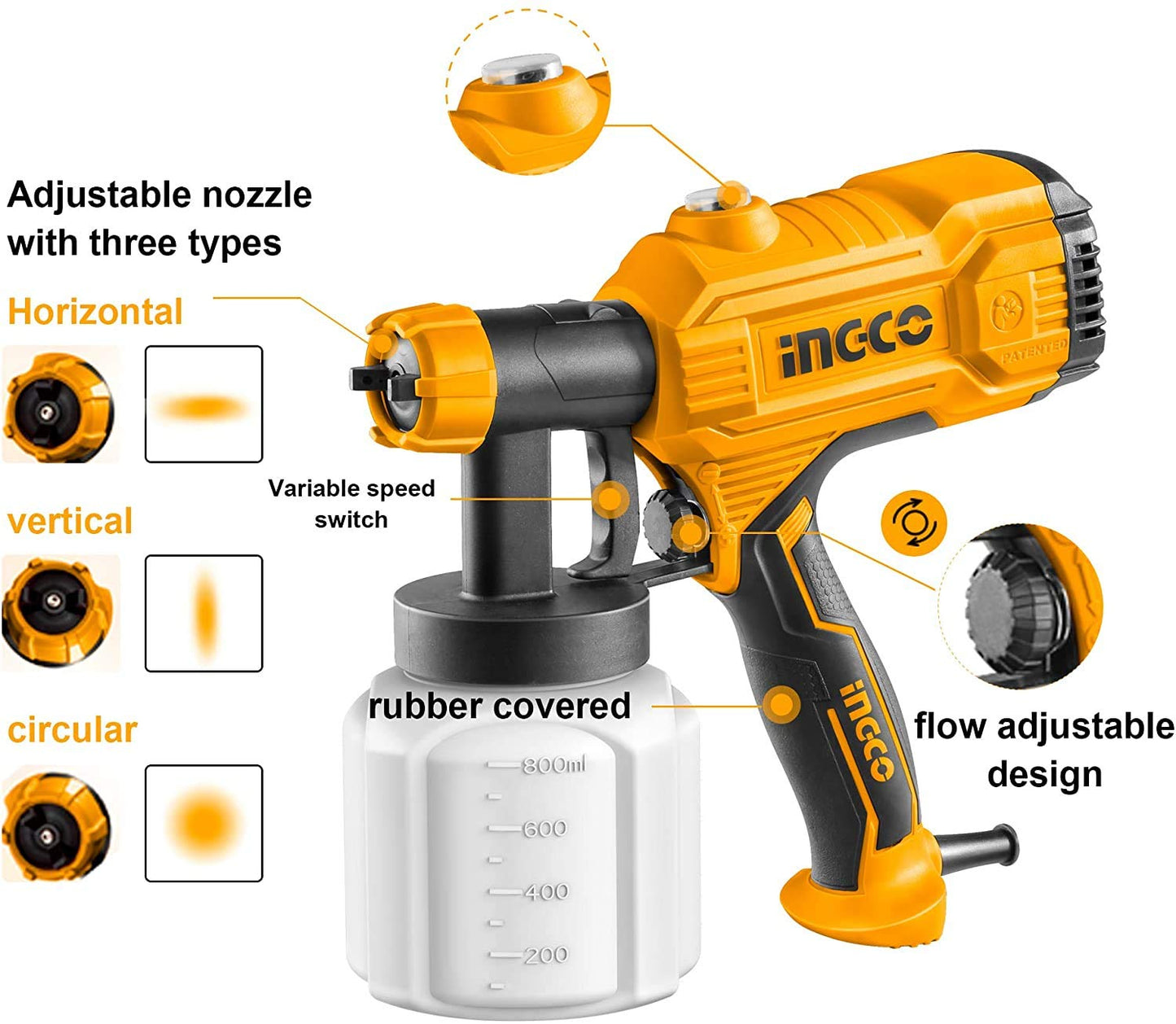 INGCO 450w Spray Gun SPG3508