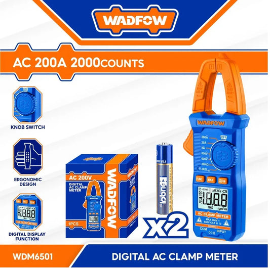 WADFOW Digital AC Clamp Meter WDM6501