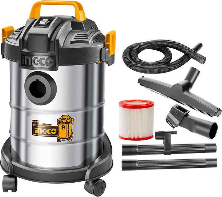 INGCO 800w Vacuum Cleaner (Wet & Dry) VC14122