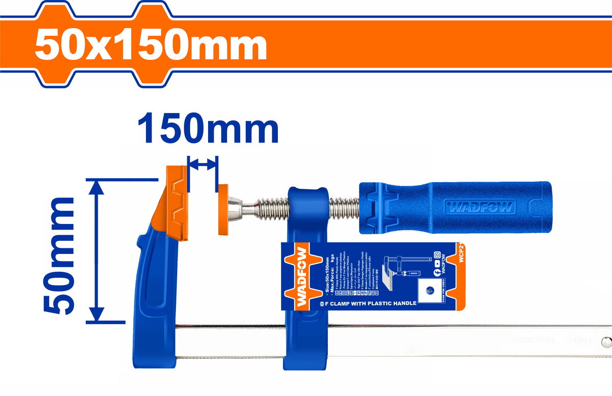 WADFOW F Clamp 50x150mm WCP2151