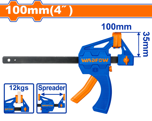 WADFOW 4" Quick Bar Clamp WCP4374