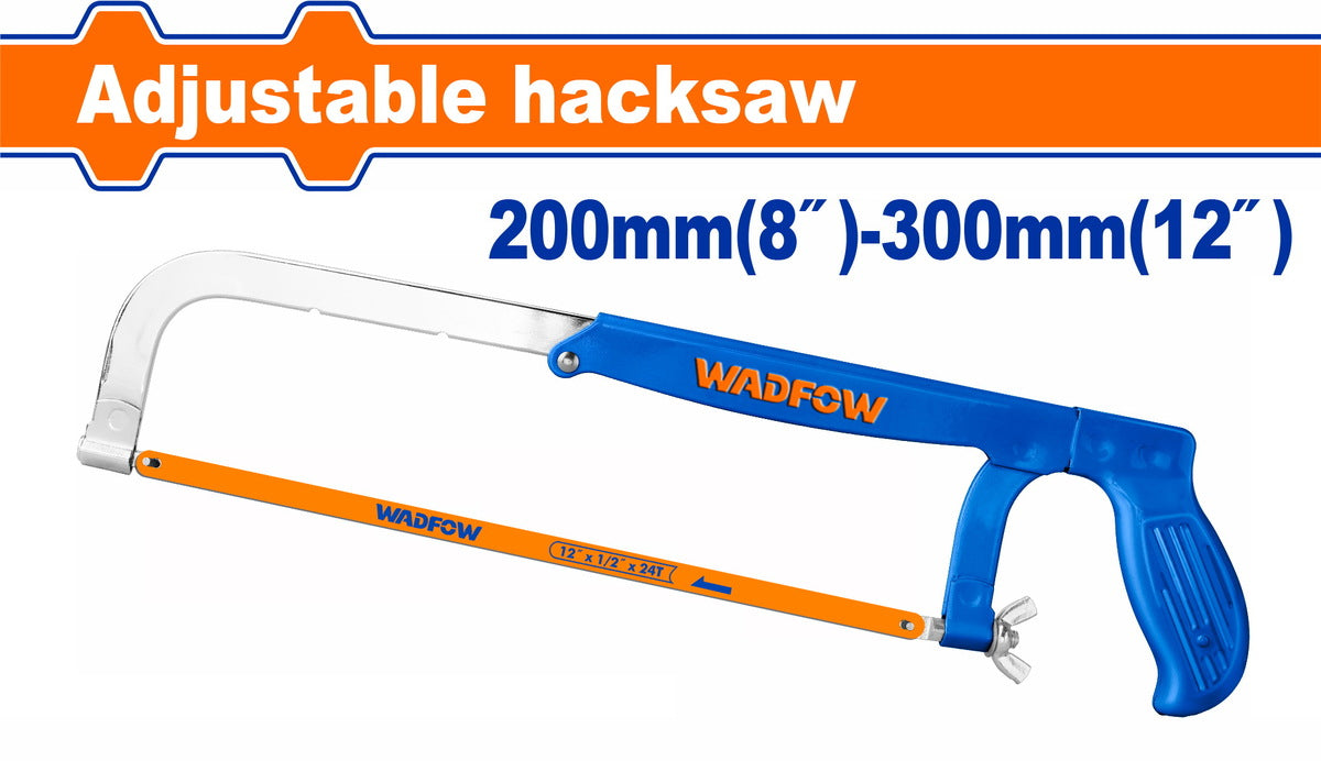 WADFOW Adjustable Hacksaw Frame 8"-12" WHF3110