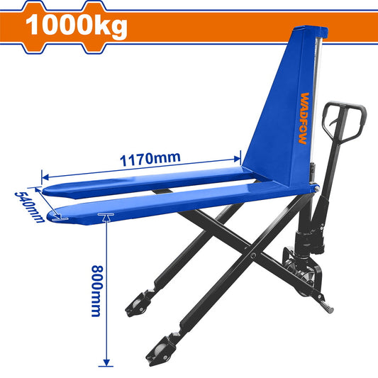 WADFOW Scissor Lift Pallet Truck 1000kg WNH5R10