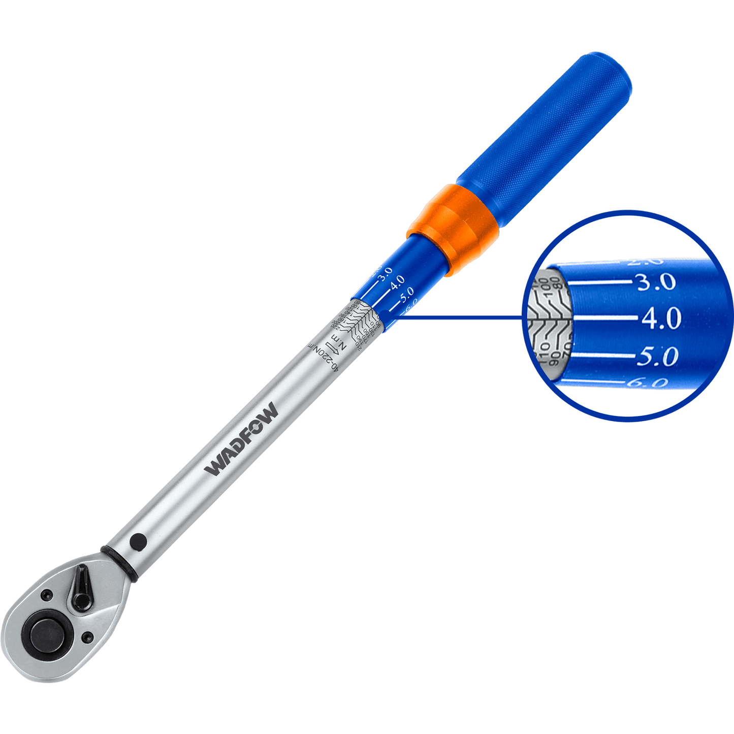 WADFOW 3/8" Torque Wrench 10-60NM WWQ1D38