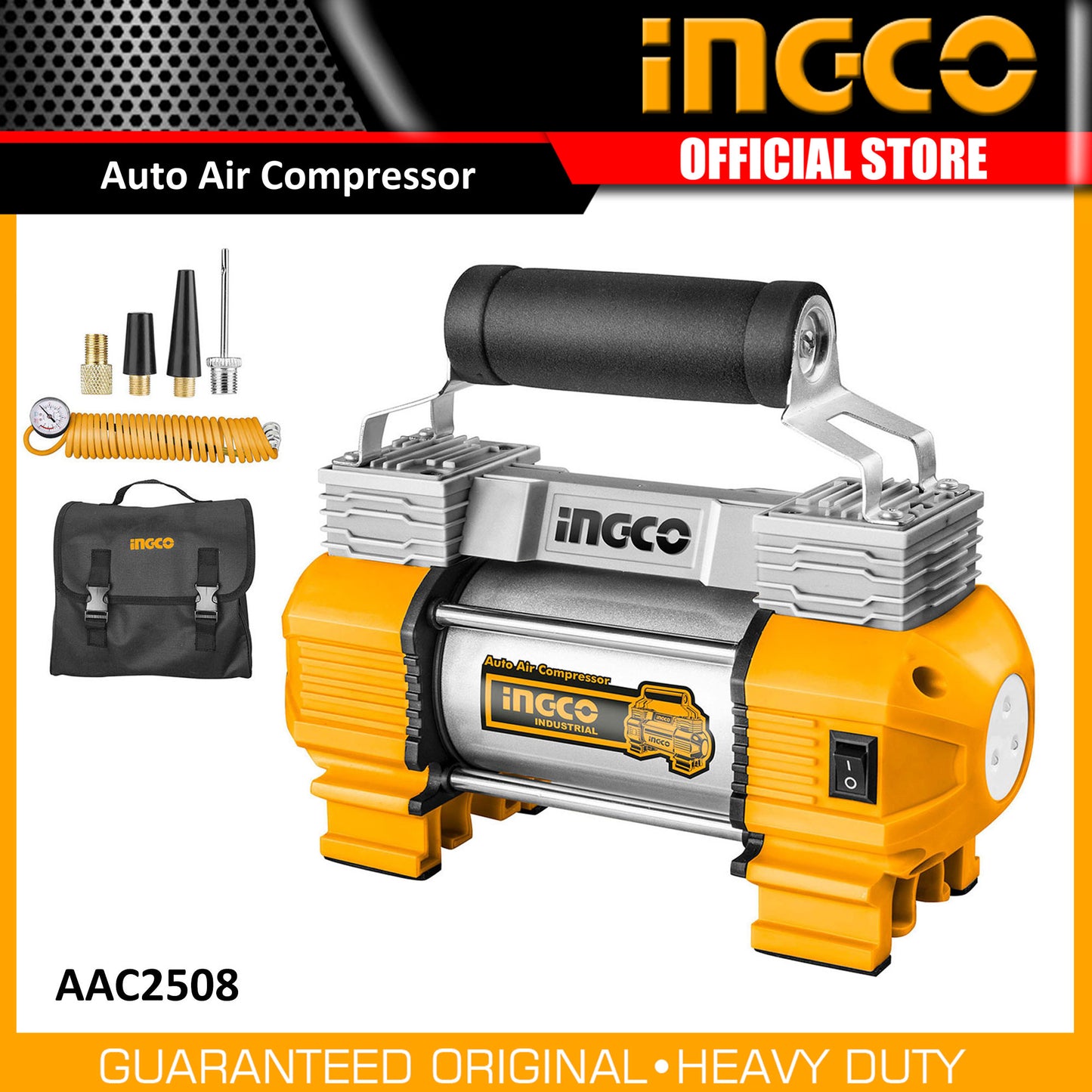 INGCO Auto Air Compressor 120psi AAC2508