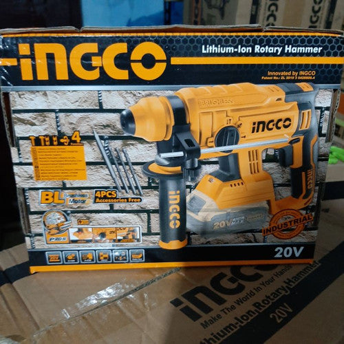 INGCO 20v Cordless Rotary Hammer (WITHOUT Battery & charger)