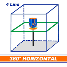 WADFOW 30m Self-leveling line laser(Green laser beams) (99ft) WLE1M04