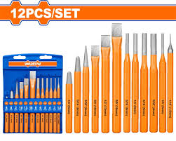 WADFOW 12Pcs Cold chisel and punch set WCC8312