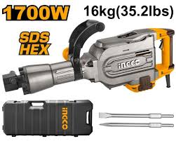 INGCO 1700W Demolition Breaker PDB17008