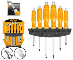 INGCO 6pcs Go through Screwdriver set HSGTDC180601