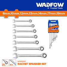 WADFOW 7pcs Ratchet Spanner set 8-19mm WSP4207