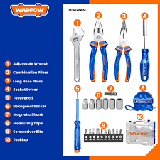 WADFOW 25pcs Handtools set WHS2B23