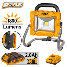 INGCO 20V Cordless Portable Lamp (With battery and charger) CWLI20258
