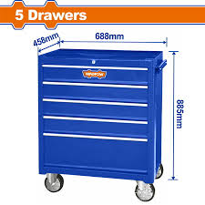 WADFOW Roller Cabinet tool Trolley (empty) WCS2A05