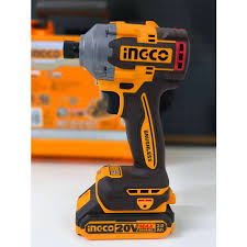 INGCO 20v Cordless Brushless Impact Driver (With 2pcs batteries & charger) CIRLI2028