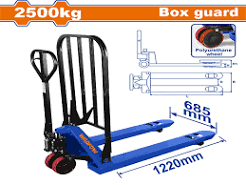 WADFOW 2500kg Hand pallet truck with box guard WNH6R75