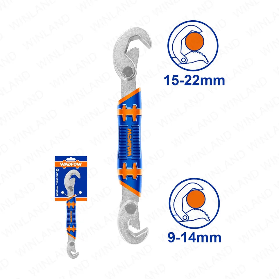 WADFOW Double open end universal Wrench (9-22mm) WUW1101