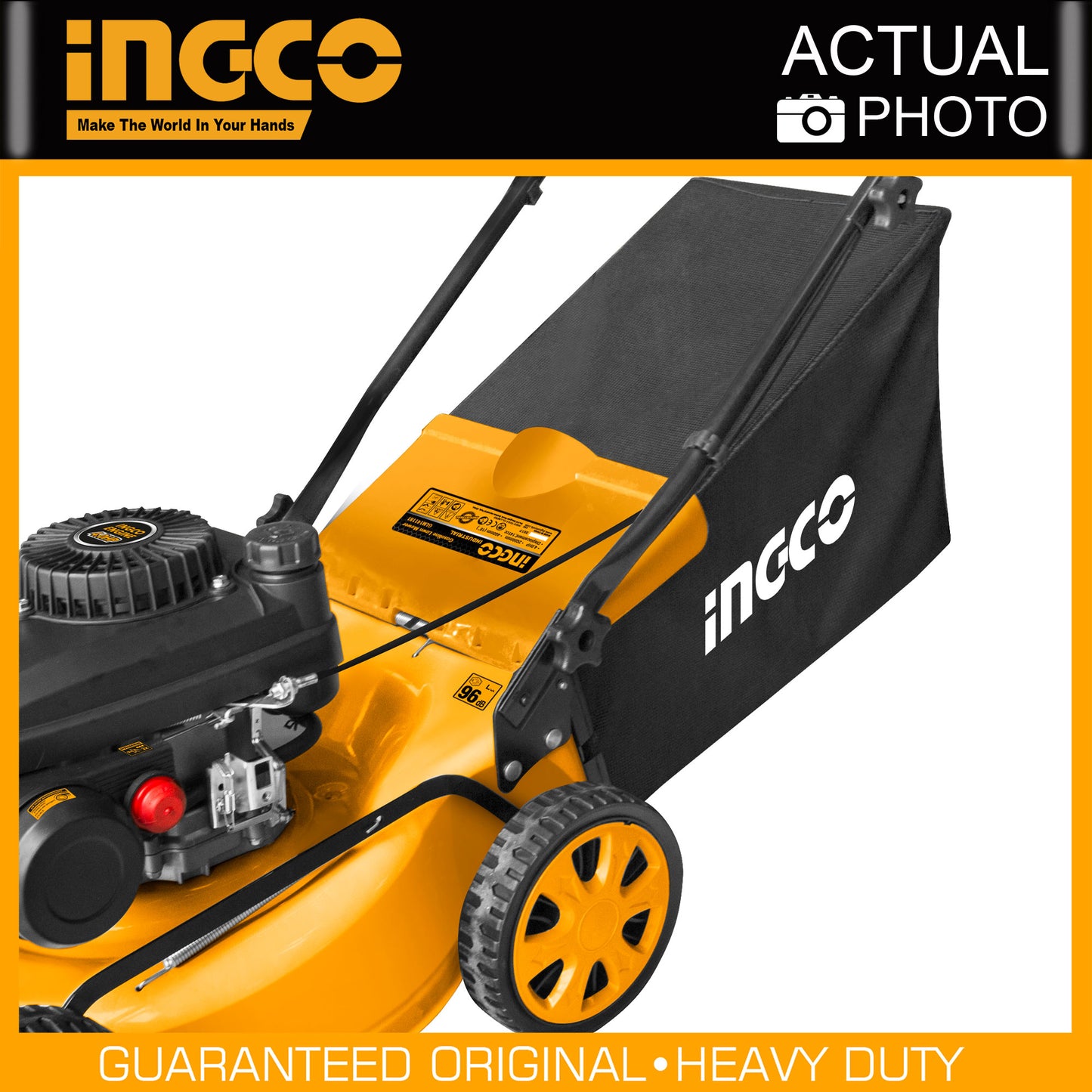 INGCO 4hp Petrol Lawn Mower 60L GLM141181