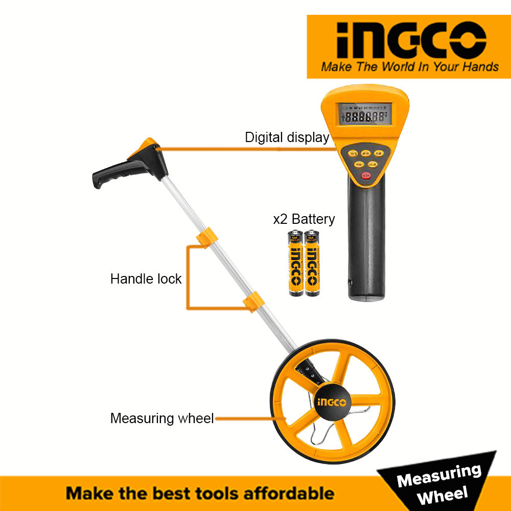 INGCO Digital display measuring wheel HDMW23