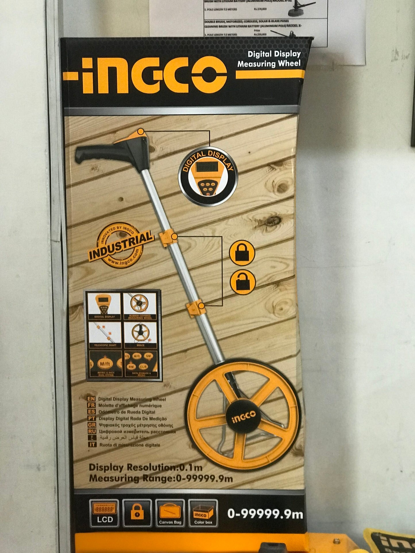 INGCO Digital display measuring wheel HDMW23