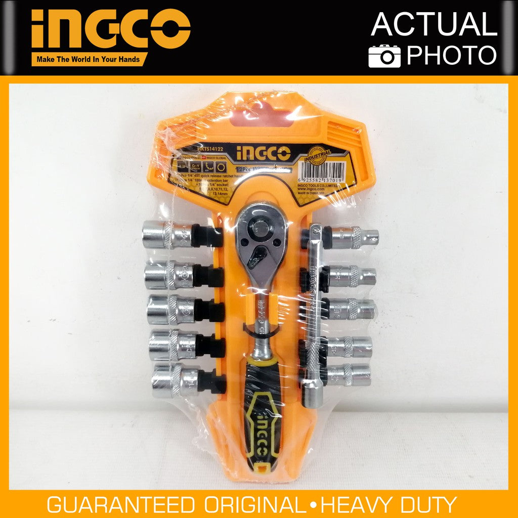 Incco Socket Set INGCO 12pcs Socket set 1/4
