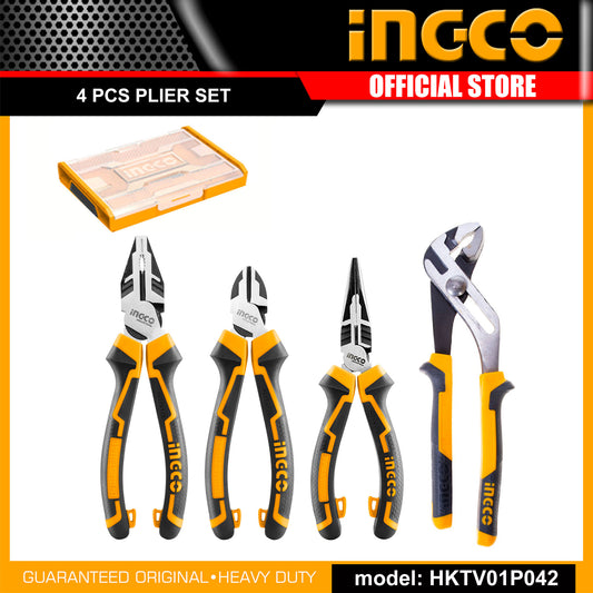 INGCO 4pcs High Leverage Pliers set HKTV01P042