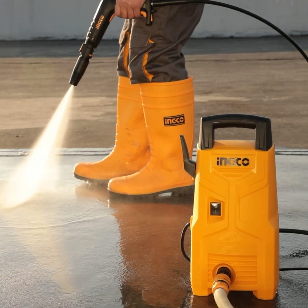 INGCO 1200w High Pressure Washer 90bar(1300psi) HPWR12008