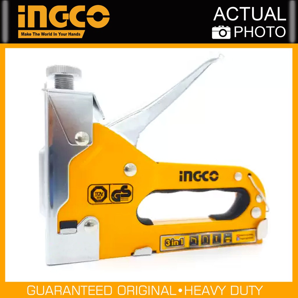 INGCO 3in1 Staple Gun 4-14mm HSG1405