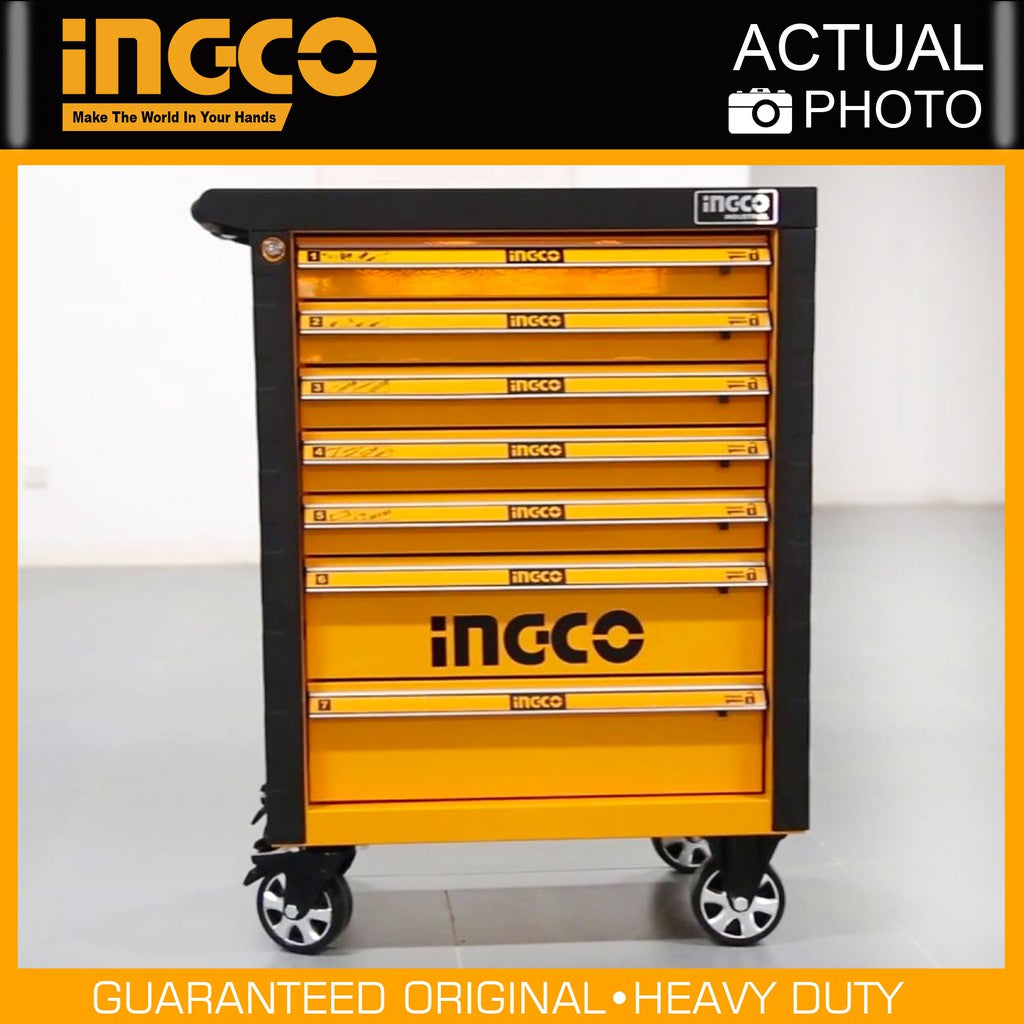 INGCO 162pcs 7 drawers Tool Trolley HTCS271621