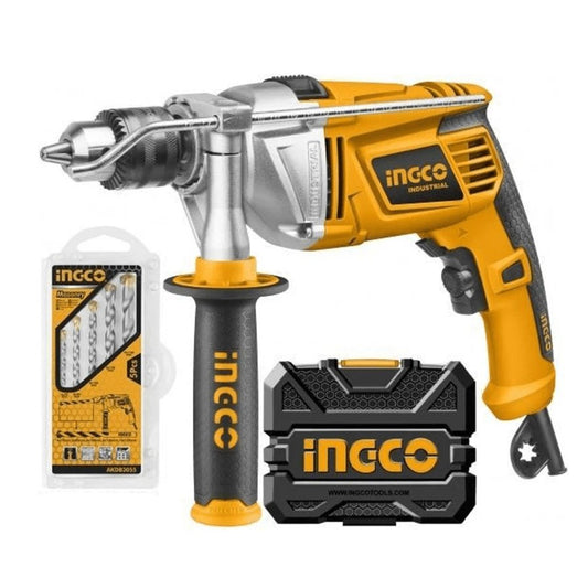 INGCO 1100w Impact Drill 13mm (With 5pcs bits & BMC box) ID11008-1