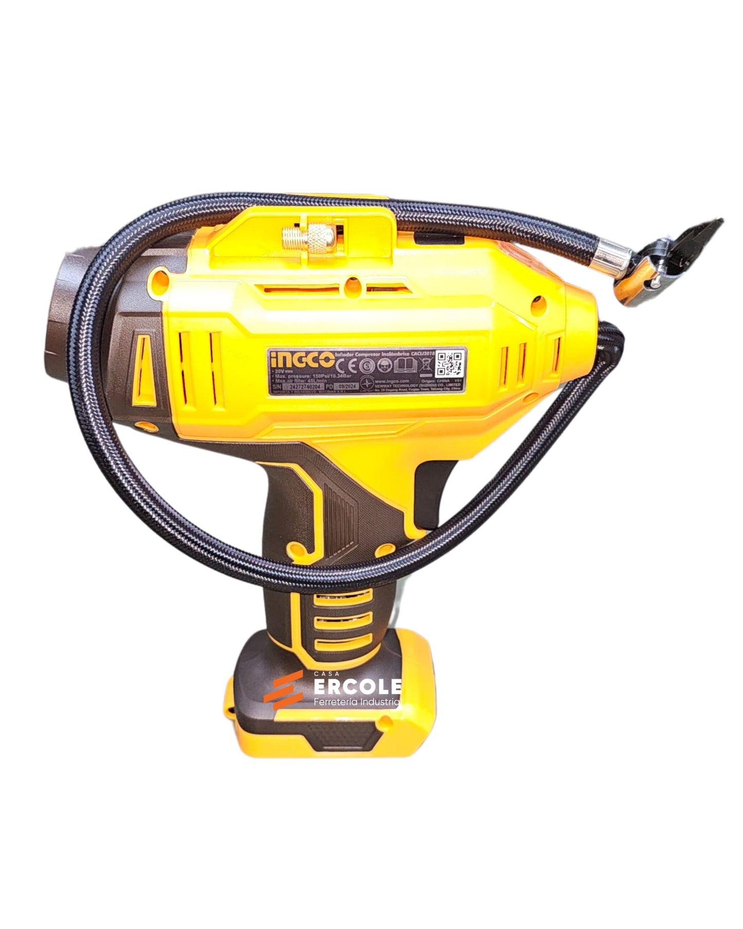 INGCO 20v Auto Air Compressor ( WITHOUT Battery & Charger) CACLI2018