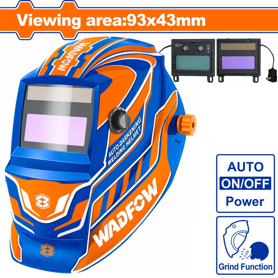 WADFOW Auto Darkening Welding Helmet 93x43mm WWH3502