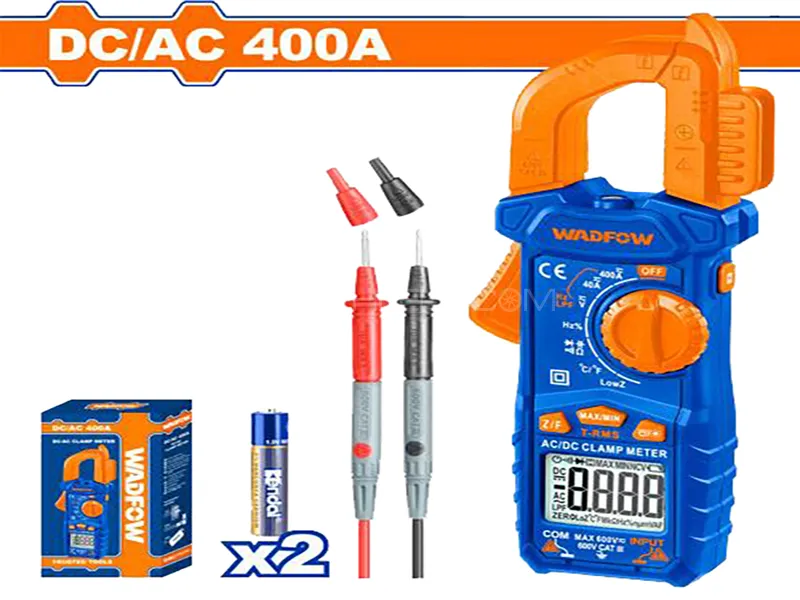 WADFOW AC/DC Clamp Meter 400A WDM65035
