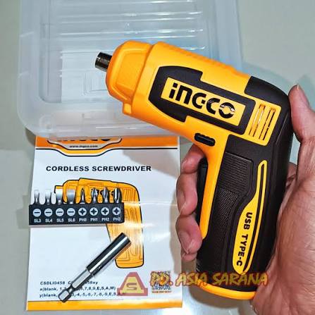 INGCO 4V Cordless Screwdriver CSDLI0458