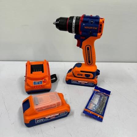 WADFOW Compact brushless cordless impact drill 62nm (With 2pc batteries & charger) WCDP6281