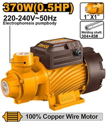 INGCO 370W Water Pump VPM37068