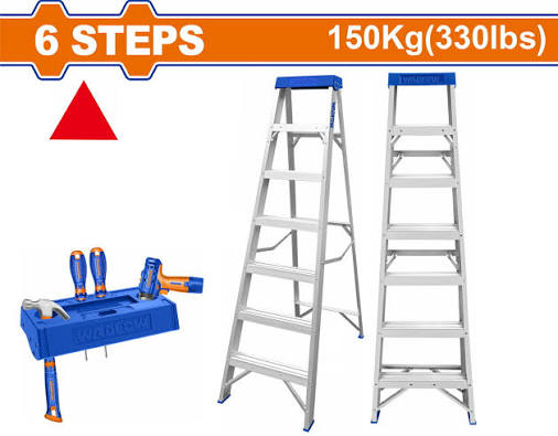 WADFOW Aluminium Ladder 6 steps ( 5.4ft)
