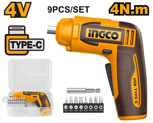 INGCO 4V Cordless Screwdriver CSDLI0458