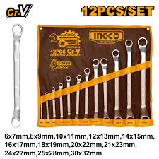 INGCO 12pcs offset ring spanner set HKSPA3142