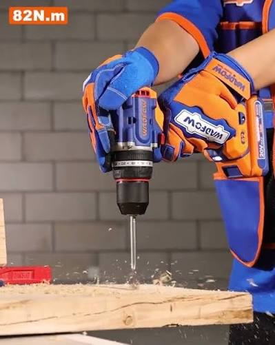 WADFOW Compact brushless cordless impact drill 82nm (With 2pc batteries & charger) WCDP8285