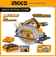 INGCO 20V Circular Saw 6.5" (WITH Battery & Charger) CSLI16521