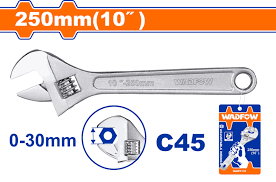 WADFOW 10" Adjustable Wrench WAW1110