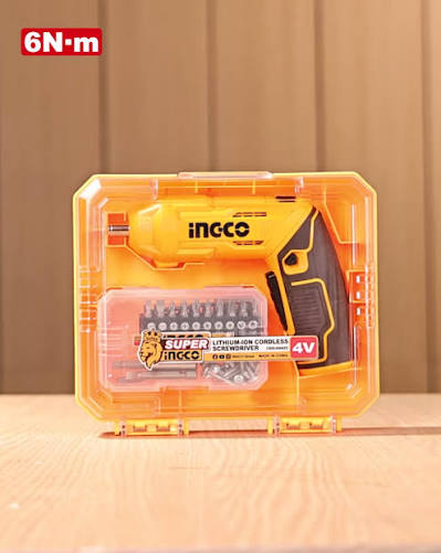 INGCO 4V Cordless Screwdriver CSDLI04425